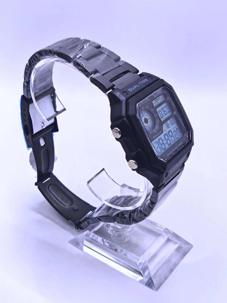 Wa0008 - Reloj Digital Acero Inoxidable Negro Skmei
