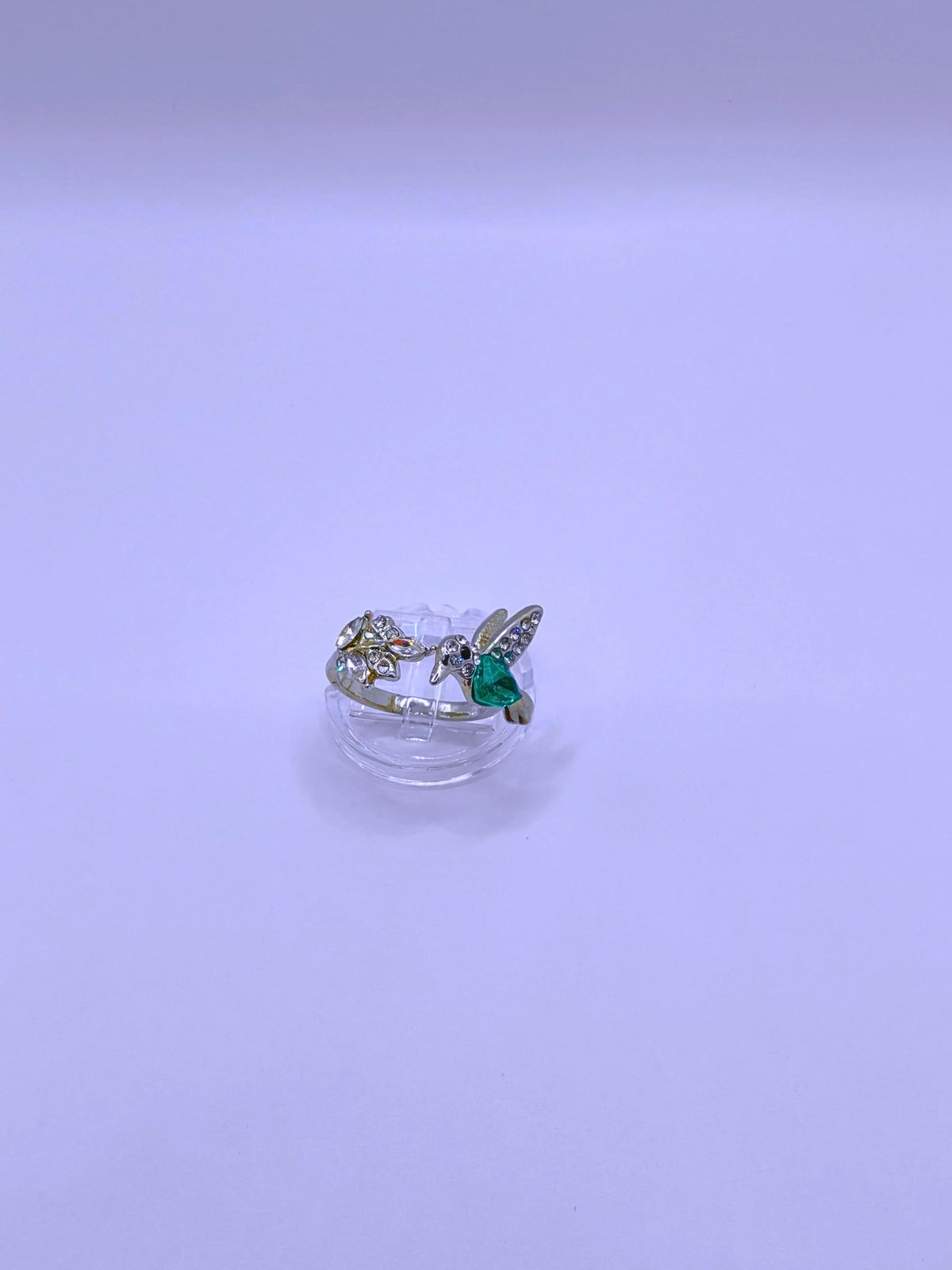 Anillo Aleación Zinc Colibrí Ajustable Calenbi