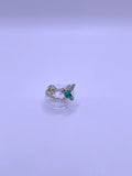 Anillo Aleación Zinc Colibrí Ajustable Calenbi