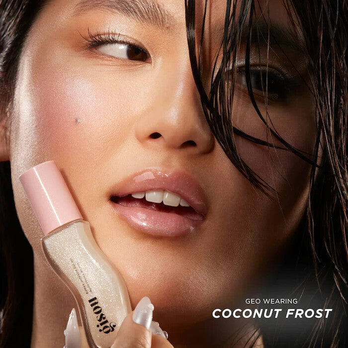 GISOU Honey Infused Hydrating Lip Oil  Coconut Frost  8ML