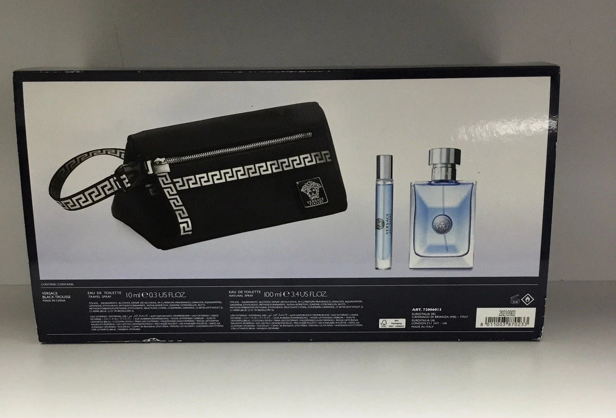 VERSACE POUR HOMME Set Eau de Toilette For Man