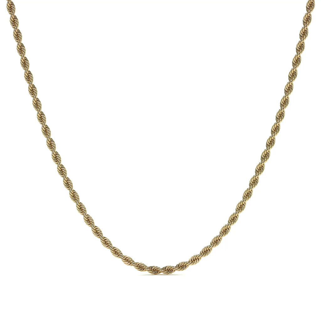 Cadena Torsal De Oro Italiano 10k, Calibre 2.1mm