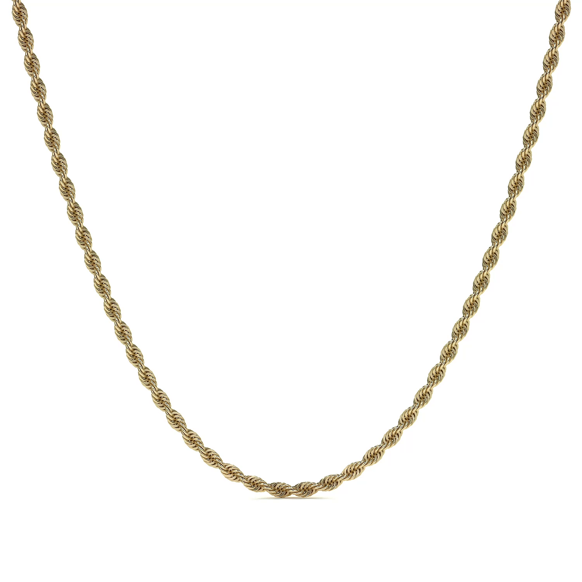 Cadena Torsal De Oro Italiano 10k, Calibre 2.1mm