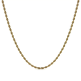 Cadena De Oro Hombre Italiano Torsal 10k Calibre 2.4mm