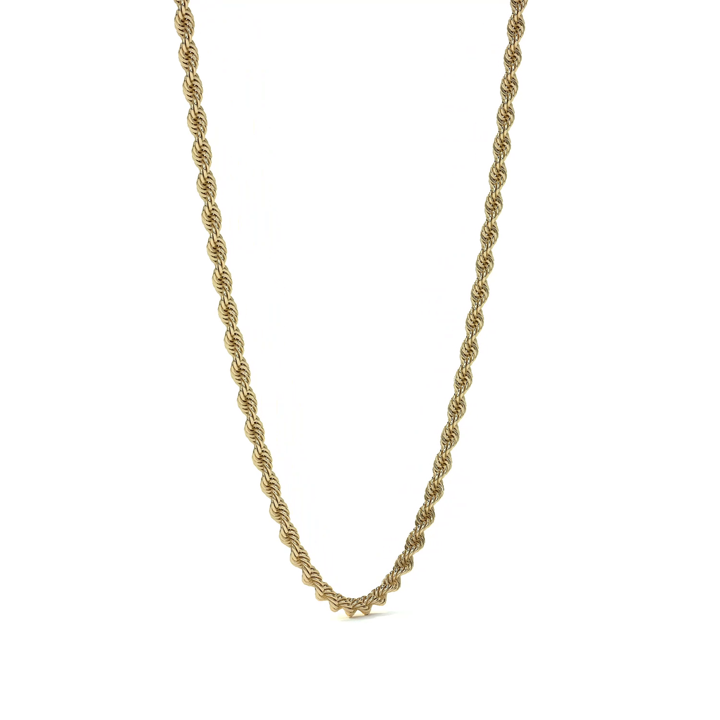 Cadena Torsal De Oro Italiano 10k, Calibre 2.1mm