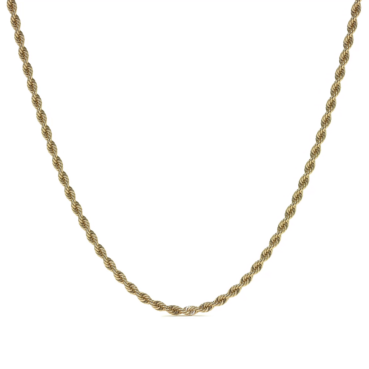 Cadena Torsal De Oro Italiano 10k, Calibre 2.1mm