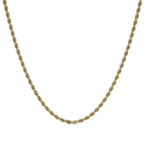 Cadena Torsal De Oro Italiano 10k, Calibre 2.1mm