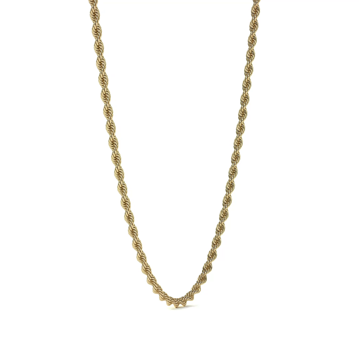 Cadena Torsal De Oro Italiano 10k, Calibre 2.1mm