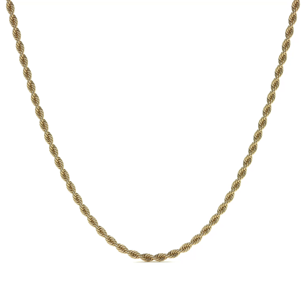 Cadena Torsal De Oro Italiano 10k, Calibre 2.1mm