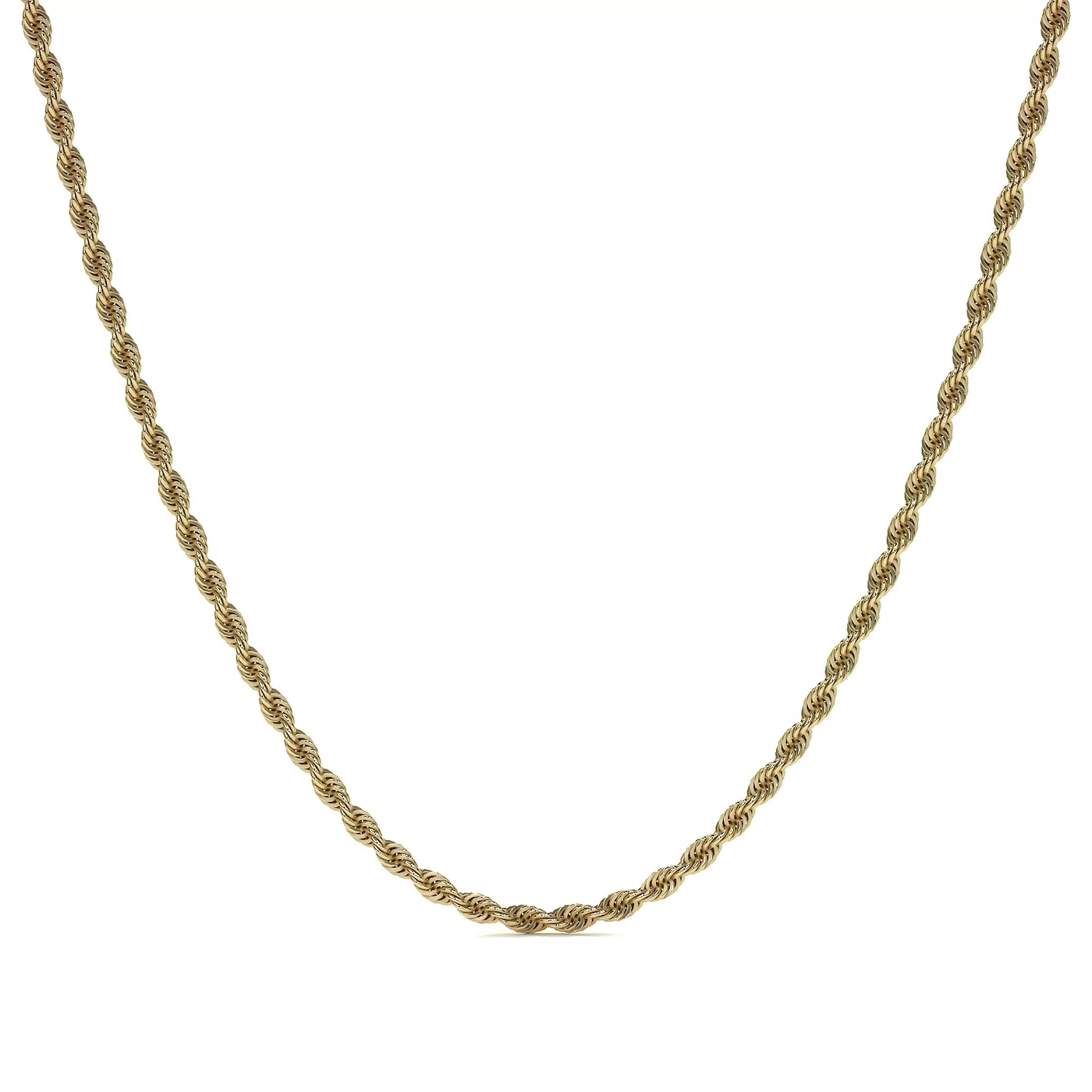 Cadena Torsal De Oro Italiano 10k, Calibre 2.1mm