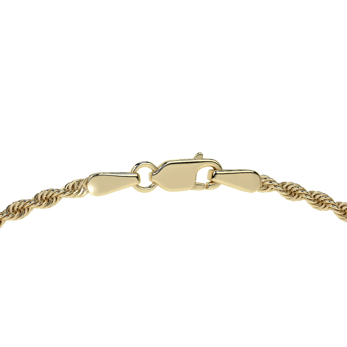 Cadena De Oro Hombre Italiano Torsal 10k Calibre 1.9mm