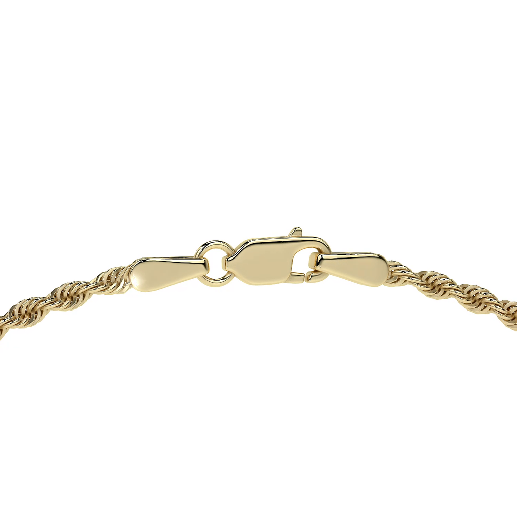 Cadena Torsal De Oro Italiano 10k, Calibre 2.1mm