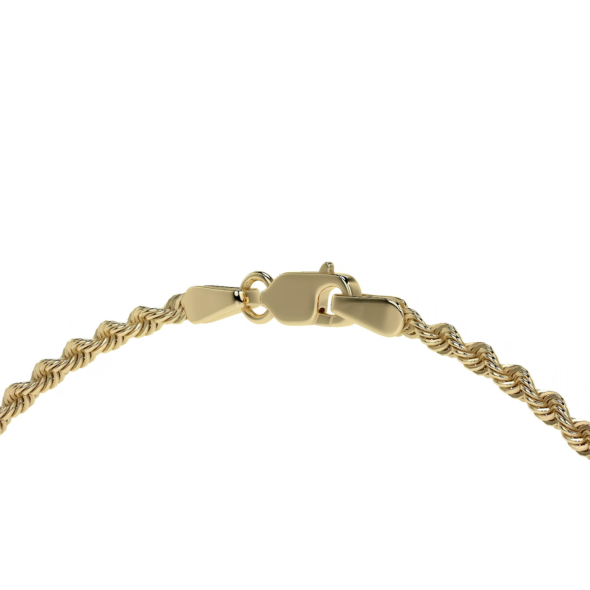 Cadena De Oro Italiano 14k Torsal Calibre Hombre 2.1mm