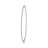 Pulsera De Plata 925 Barbarada 18cm Calibre 3.2mm Italiana