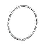 Pulsera De Plata 925 Barbarada 18cm Calibre 3.2mm Italiana
