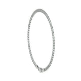 Pulsera De Plata 925 Barbarada 18cm Calibre 3.2mm Italiana