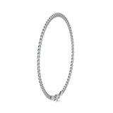 Pulsera De Plata 925 Barbarada 18cm Calibre 3.2mm Italiana