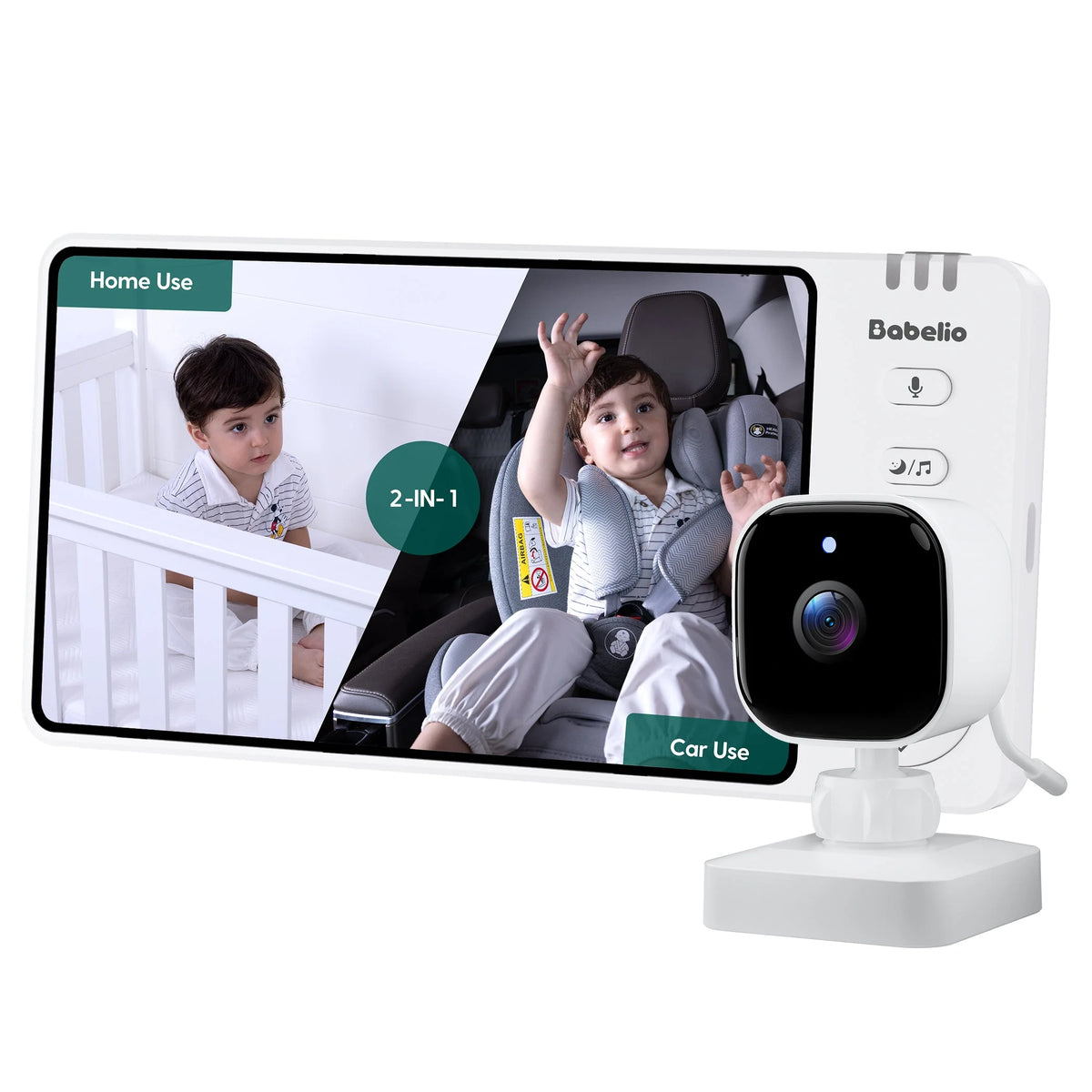 Monitor y Cámara de Bebé para Auto