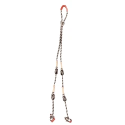 RIENDA FINA DE ACRILAN BEIGE Y CAF?