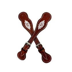 PAR DE CORREON ADORNADO VINO