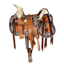 MONTURA PINTADA A MANO COLA DE PATO MIEL Y CAF?