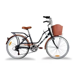 Vintage Urban Bike Aluminium R24 7v Loving Monk