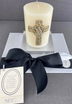 Cirio San José mediano en color marfil o dorado