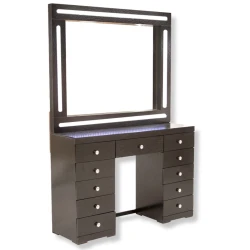 Tocador Encanto Marco LED chocolate