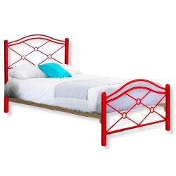 Cama Gela 3" x 1.35 Rombos Roja